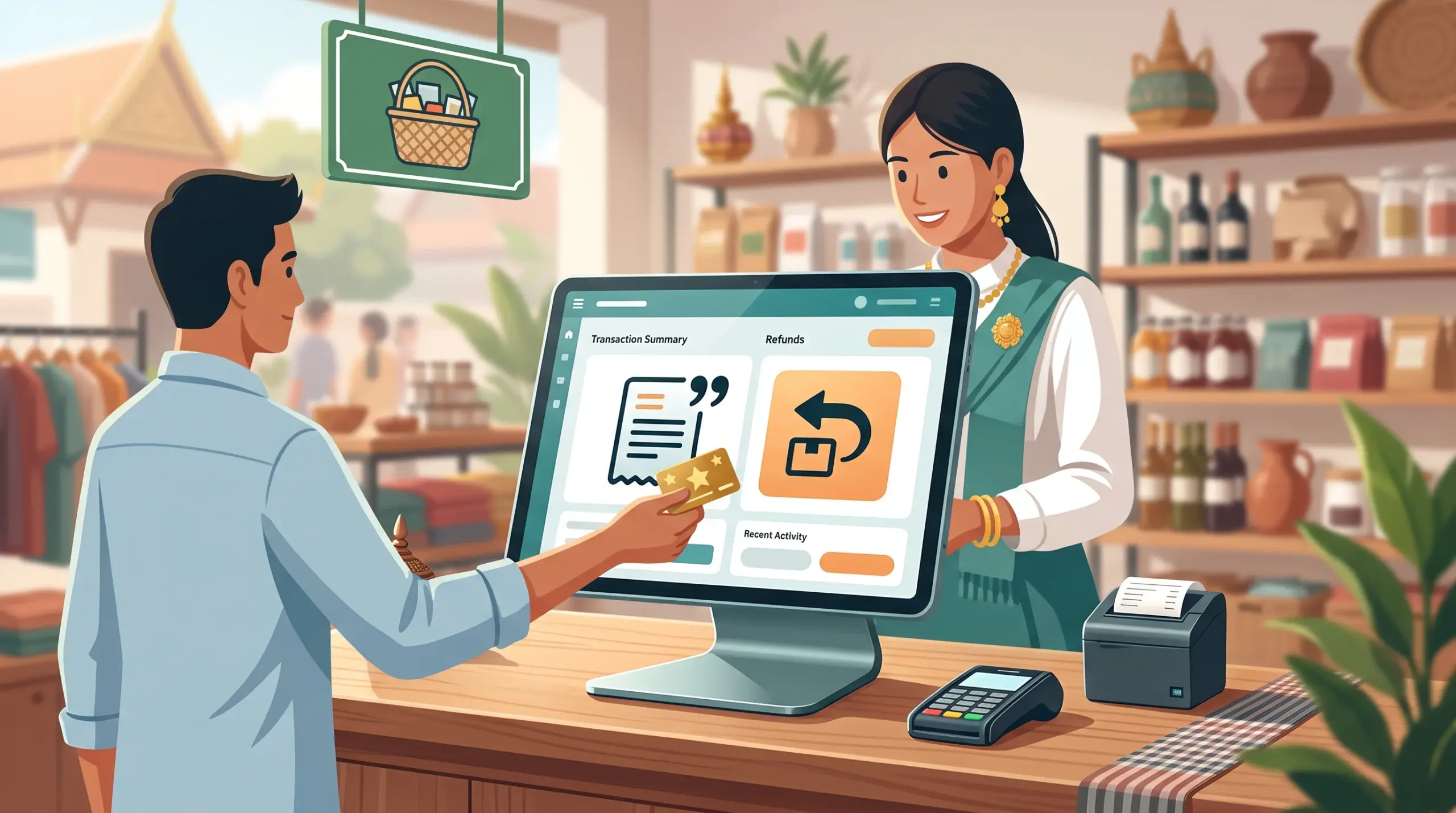 Customer Loyalty and CRM on a POS in Cambodia