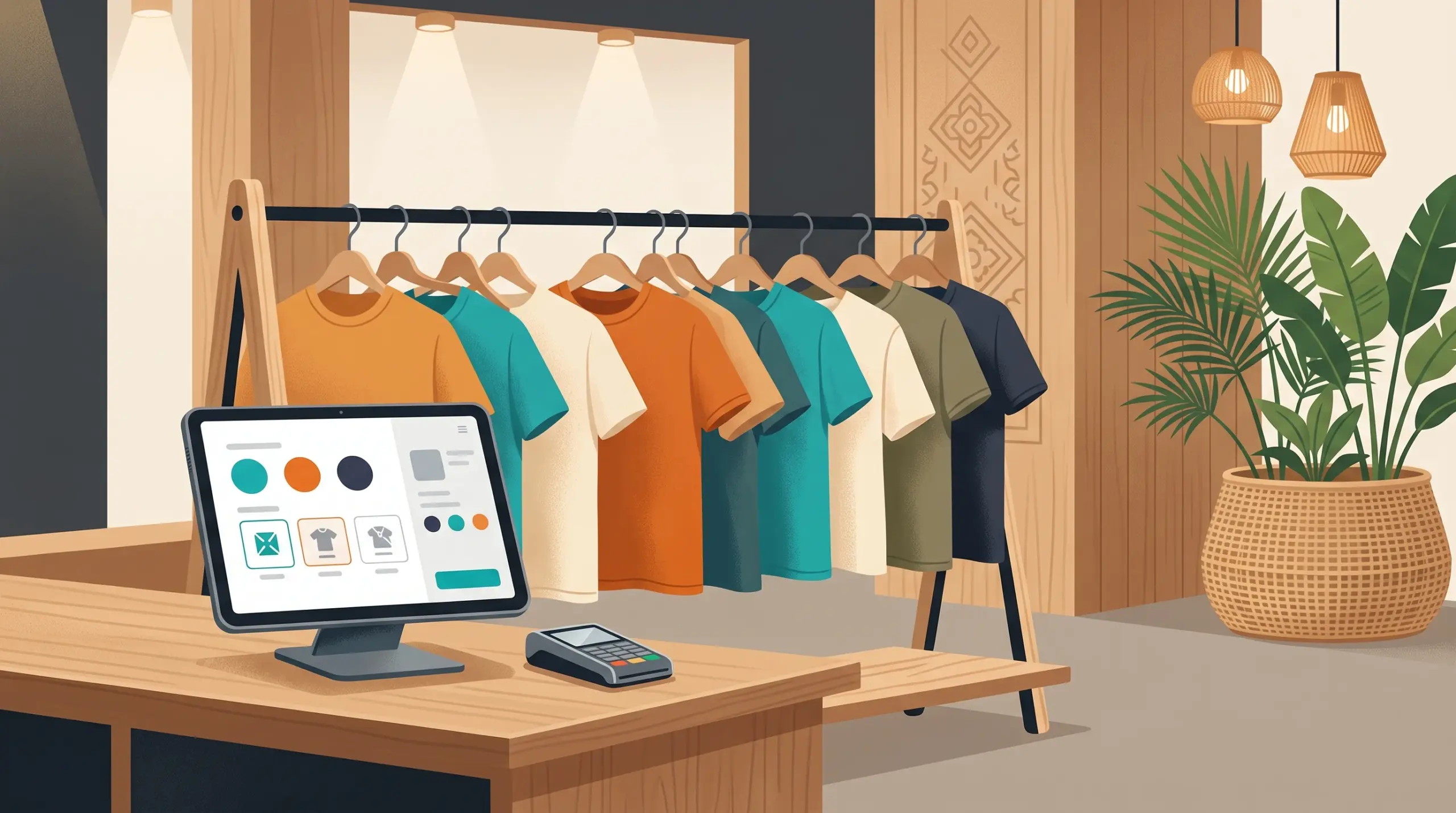 Selling Items With Color and Size Variants on a POS in Cambodia 1 MyLekha POS managing product variants for a clothing shop in Cambodia scaled