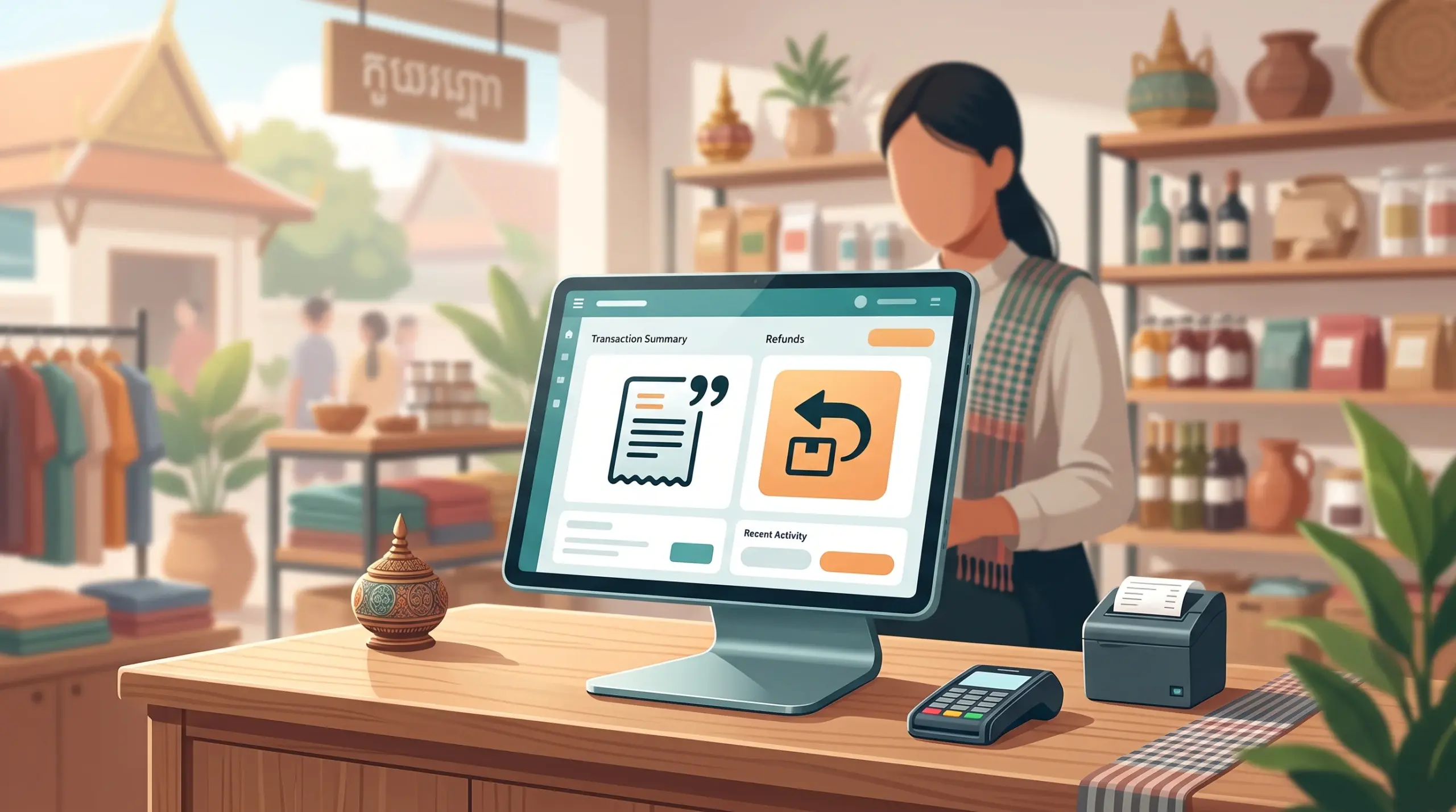 Quotes and Refunds on a POS in Cambodia