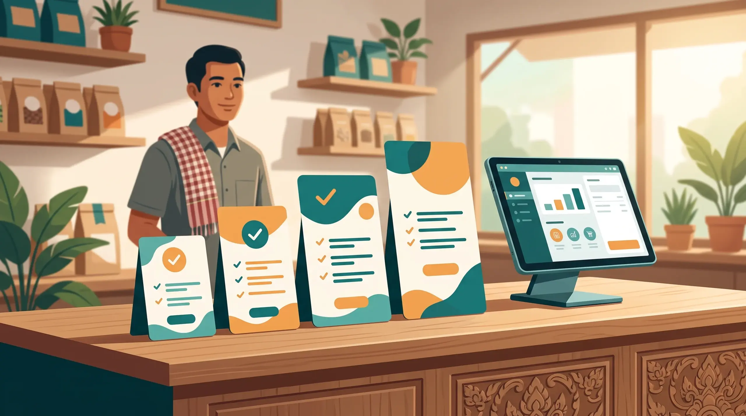 Which POS Plan Is Right for Your Business in Cambodia? 7 MyLekha POS subscription plans for shops and cafes in Cambodia scaled
